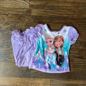 Cat & Jack Purple Frozen Pajama Set